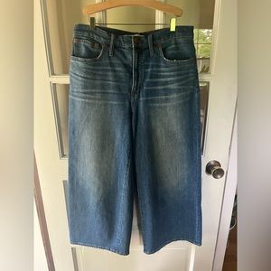 Madewell Wide Leg Crop, size 31